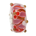Ogerbeads Moody Berries Flame Flowers red and white and gold glass Bead by The Alternative Bead. Your official Ogerbeads Retailer from Germany