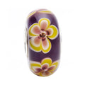 Ogerbeads Dorothy Flowers purple and floral glass Bead by The Alternative Bead. Your official Ogerbeads Retailer from Germany