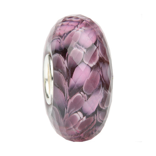 Ogerbeads Pinkish Leaftwig Fragments purple and pink glass Bead by The Alternative Bead. Your official Ogerbeads Retailer from Germany