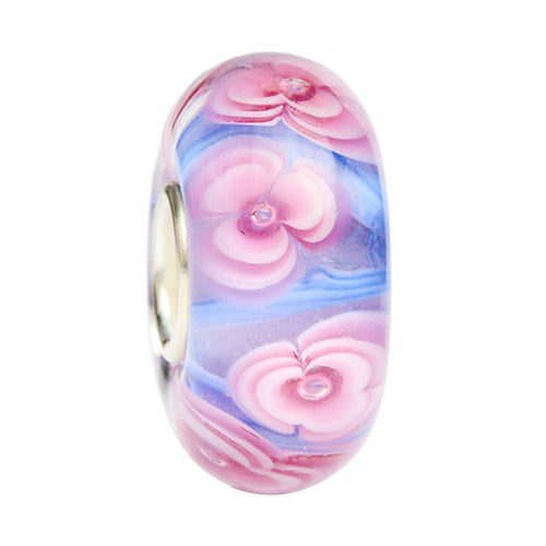 Ogerbeads Blooming Hydrangea Flowers blue and pink glass Bead by The Alternative Bead. Your official Ogerbeads Retailer from Germany