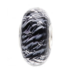 Ogerbeads Black Widow Dewdrops Fragments black and white glass Bead by The Alternative Bead. Your official Ogerbeads Retailer from Germany