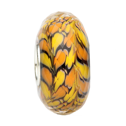 Ogerbeads Autumn Leaftwig Fragments yellow and orange glass Bead by The Alternative Bead. Your official Ogerbeads Retailer from Germany