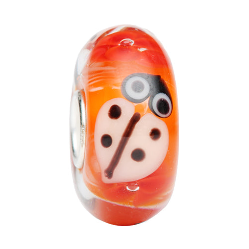  Ogerbeads Orange Peach Poppy Ladybird Bead by The Alternative Bead 