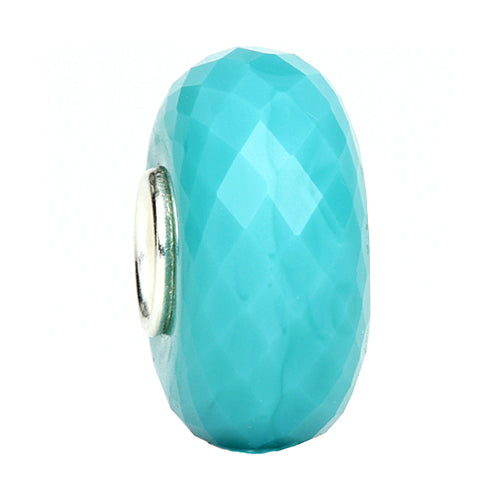 Ogerbeads Teal Elemental Fragments blue glass Bead by The Alternative Bead. Your official Ogerbeads Retailer from Germany