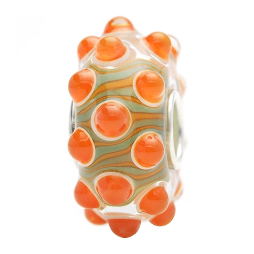 Ogerbeads Sea Dragon ClownFish orange and dots glass Bead by The Alternative Bead. Your official Ogerbeads Retailer from Germany