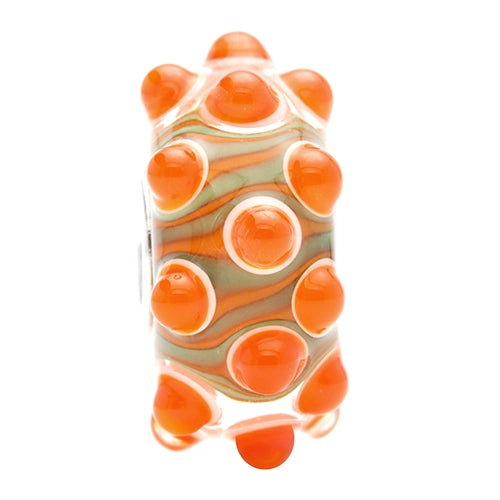 Ogerbeads Sea Dragon ClownFish orange and dots glass Bead by The Alternative Bead. Your official Ogerbeads Retailer from Germany