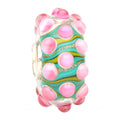 Ogerbeads Anemone ClownFish green and pink glass Bead by The Alternative Bead. Your official Ogerbeads Retailer from Germany