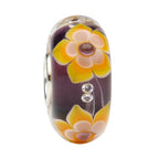 Ogerbeads Crystal Diamond Flowers purple and floral glass Bead by The Alternative Bead. Your official Ogerbeads Retailer from Germany