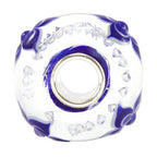 Ogerbeads Delft Blue Diamond Flowers blue glass Bead by The Alternative Bead. Your official Ogerbeads Retailer from Germany