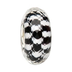 Ogerbeads Black and White Puffy Fragments black and white glass Spacer by The Alternative Bead. Your official Ogerbeads Retailer from Germany