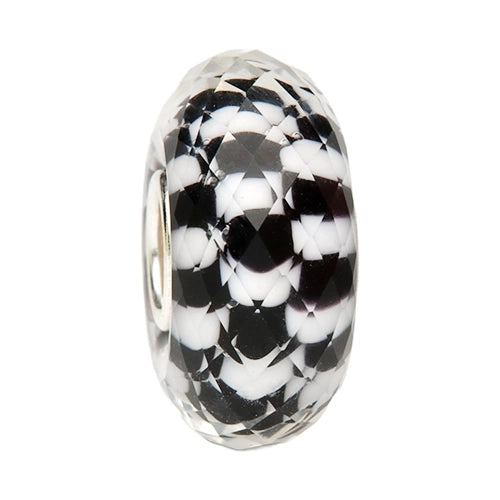 Ogerbeads Black and White Puffy Fragments black and white glass Spacer by The Alternative Bead. Your official Ogerbeads Retailer from Germany