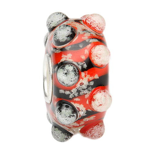 Ogerbeads Bloody Moonlight Speckles red glass Bead by The Alternative Bead. Your official Ogerbeads Retailer from Germany