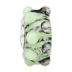 Ogerbeads Poison Apple Moonlight Speckles green glass Bead by The Alternative Bead. Your official Ogerbeads Retailer from Germany