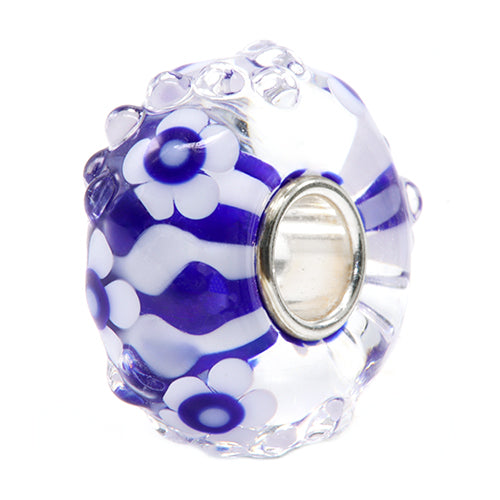 Ogerbeads Delft Blue Flower Drops blue and white glass Bead by The Alternative Bead. Your official Ogerbeads Retailer from Germany