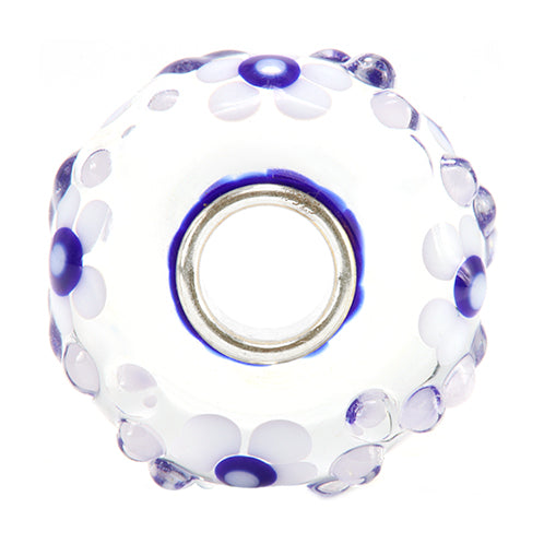 Ogerbeads Delft Blue Flower Drops blue and white glass Bead by The Alternative Bead. Your official Ogerbeads Retailer from Germany