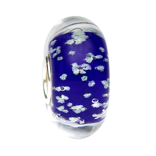 Ogerbeads Delft Blue Moonlight blue glass Bead by The Alternative Bead. Your official Ogerbeads Retailer from Germany