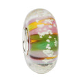 Ogerbeads Gamboge Moonlight green and pink and white glass Bead by The Alternative Bead. Your official Ogerbeads Retailer from Germany