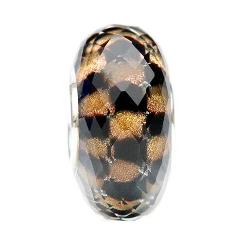 Ogerbeads Obsidian Gold Puffy Fragments black and gold glass Bead by The Alternative Bead. Your official Ogerbeads Retailer from Germany