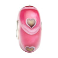 Ogerbeads Cerise Flux Sparklehearts pink glass Bead by The Alternative Bead. Your official Ogerbeads Retailer from Germany