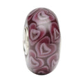 Ogerbeads Anemone Lovehearts purple glass Bead by The Alternative Bead. Your official Ogerbeads Retailer from Germany
