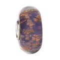 Ogerbeads Aubergine Pixiedust Elemental purple and gold glass Bead by The Alternative Bead. Your official Ogerbeads Retailer from Germany
