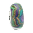 Ogerbeads Forest Enchantress green; purple; gold glass Bead by The Alternative Bead. Your official Ogerbeads Retailer from Germany