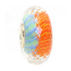 Ogerbeads Sweet and Sour Candy Cane Fragments blue and orange glass Bead by The Alternative Bead. Your official Ogerbeads Retailer from Germany