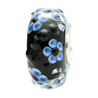 Ogerbeads Dark Night Flower Drops black; blue glass Bead by The Alternative Bead. Your official Ogerbeads Retailer from Germany