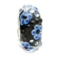 Ogerbeads Dark Night Flower Drops black; blue glass Bead by The Alternative Bead. Your official Ogerbeads Retailer from Germany
