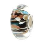 Ogerbeads Luxurious Pixiedust black and blue and gold glass Bead by The Alternative Bead. Your official Ogerbeads Retailer from Germany