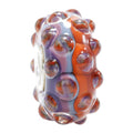 Ogerbeads Magma Confetti orange and blue glass Bead by The Alternative Bead. Your official Ogerbeads Retailer from Germany