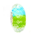 Ogerbeads Tropical Moonlight Fragments blue and green and glow-in-the-dark glass Bead by The Alternative Bead. Your official Ogerbeads Retailer from Germany