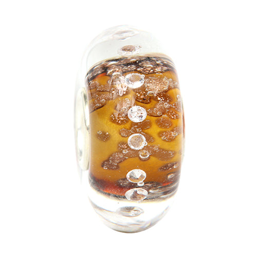 Ogerbeads Bronze Diamonds Pixiedust bronze and gold glass Bead by The Alternative Bead. Your official Ogerbeads Retailer from Germany