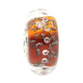 Ogerbeads Candy Apple Diamonds Pixiedust red and orange and gold glass Bead by The Alternative Bead. Your official Ogerbeads Retailer from Germany