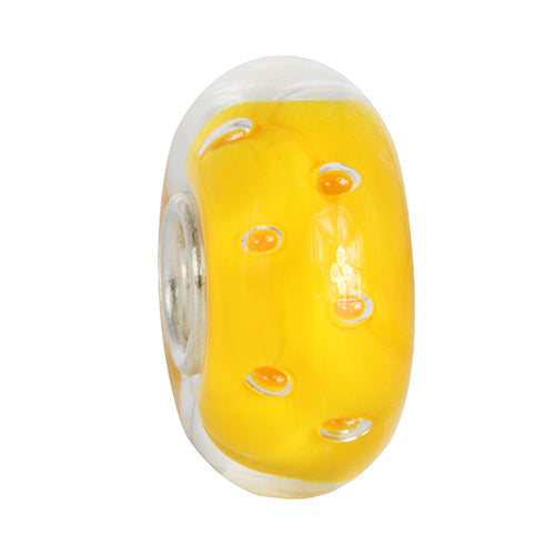 Ogerbeads Sunflower Dewdrops yellow glass Bead by The Alternative Bead. Your official Ogerbeads Retailer from Germany