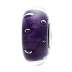 Ogerbeads Aubergine Dewdrops purple glass Bead by The Alternative Bead. Your official Ogerbeads Retailer from Germany