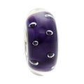 Ogerbeads Aubergine Dewdrops purple glass Bead by The Alternative Bead. Your official Ogerbeads Retailer from Germany