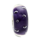 Ogerbeads Aubergine Dewdrops purple glass Bead by The Alternative Bead. Your official Ogerbeads Retailer from Germany
