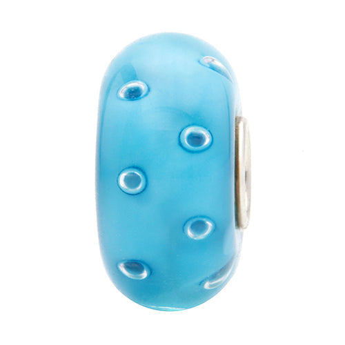 Ogerbeads Pacific Blue Dewdrops blue glass Bead by The Alternative Bead. Your official Ogerbeads Retailer from Germany