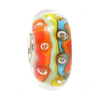 Ogerbeads Vibrant Spinkles orange and multicolor glass Bead by The Alternative Bead. Your official Ogerbeads Retailer from Germany