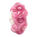 Ogerbeads Cerise Bubbles Twister pink glass Bead by The Alternative Bead. Your official Ogerbeads Retailer from Germany