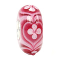 Ogerbeads Cerise Flower Hearts pink glass Bead by The Alternative Bead. Your official Ogerbeads Retailer from Germany