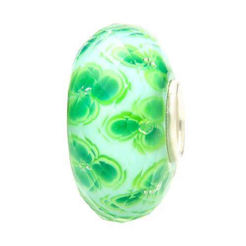 Ogerbeads Bermuda Clover Fragments green glass Bead by The Alternative Bead. Your official Ogerbeads Retailer from Germany