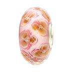Ogerbeads Maple Pink Clover Fragments pink and beige glass Bead by The Alternative Bead. Your official Ogerbeads Retailer from Germany