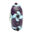 Ogerbeads Lavender Blue Flower Twister purple and blue glass Bead by The Alternative Bead. Your official Ogerbeads Retailer from Germany