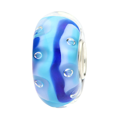 Ogerbeads Sapphire Sprinkles blue glass Bead by The Alternative Bead. Your official Ogerbeads Retailer from Germany