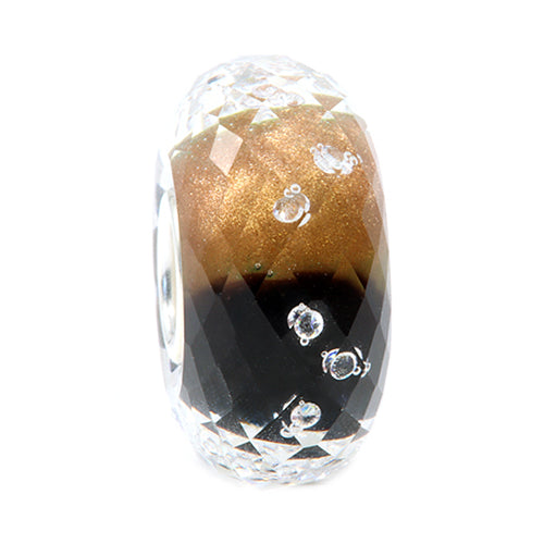 Ogerbeads Obsidian Diamond Fragments brown and black glass Bead by The Alternative Bead. Your official Ogerbeads Retailer from Germany