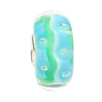 Ogerbeads Seafoam Sprinkles blue and green glass Bead by The Alternative Bead. Your official Ogerbeads Retailer from Germany