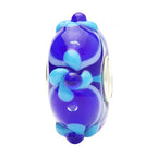 Ogerbeads Sapphire Flower Twister blue glass Bead by The Alternative Bead. Your official Ogerbeads Retailer from Germany