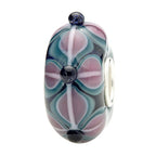 Ogerbeads Oriental Fire Flowers blue; purple glass Bead by The Alternative Bead. Your official Ogerbeads Retailer from Germany